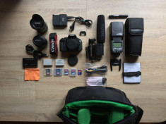 Canon 600D kit + Accesorii foto