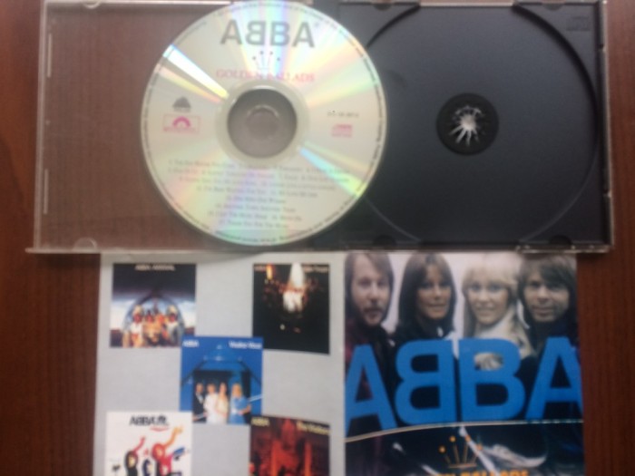 ABBA Golden Ballads cd disc compilatie 17 hituri anii 70/80 polydor muzica pop foto mare ABBA Golden Ballads cd disc compilatie 17 hituri anii 70/80 polydor muzica pop foto mare