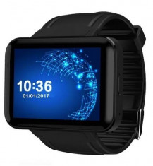 Smartwatch Telefon cu Android iUni DM98, WIFI, 3G, Camera 2 MP, BT, 2,2 Inch, Black foto