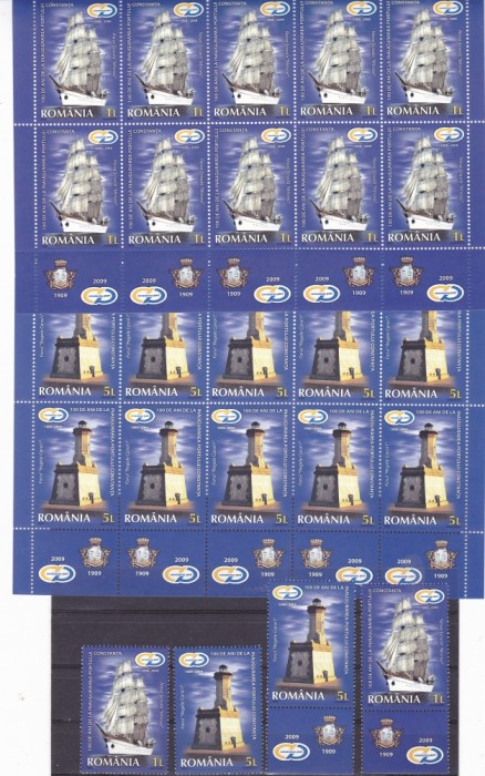 PORTUL CONSTANTA,MINICOALA SERIE CU VIGNETA,SERIE,2009,neuzata ,MNH ROMANIA . foto mare PORTUL CONSTANTA,MINICOALA SERIE CU VIGNETA,SERIE,2009,neuzata ,MNH ROMANIA . foto mare