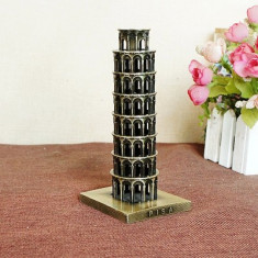 Turn Pisa macheta 3D metal de birou Ideal Gift foto