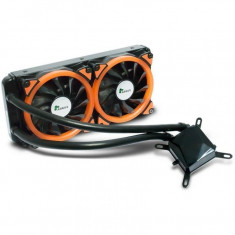 Cooler procesor Inter-Tech Argus Storm 2 , Sistem preumplut cu lichid , 2x 120 mm , Compatibil Intel si AMD foto