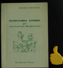 Inceputurile istoriei pe teritoriul Romaniei Nicolae Ursulescu foto