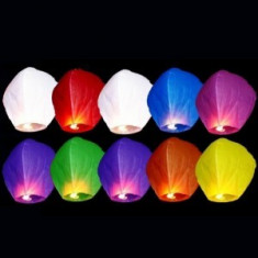 Lampioane zburatoare colorate 10 buc/set Ideal Gift foto
