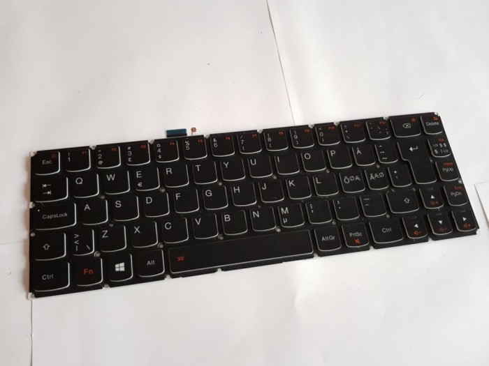 Tastatura laptop Lenovo Yoga 3 Pro-1370 iluminata ORIGINALA! Foto reale! foto mare Tastatura laptop Lenovo Yoga 3 Pro-1370 iluminata ORIGINALA! Foto reale! foto mare