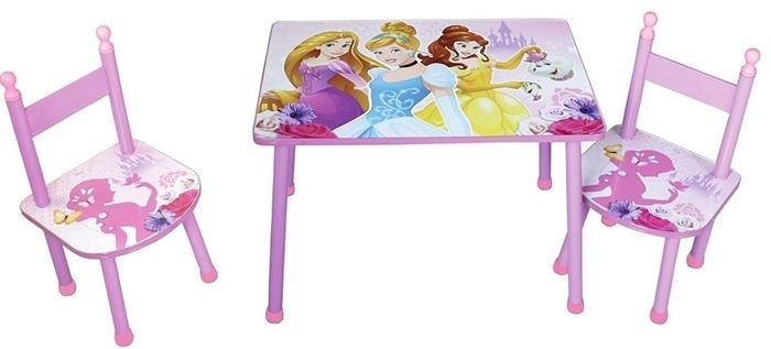 Set Masuta Si 2 Scaunele Disney Princess foto mare Set Masuta Si 2 Scaunele Disney Princess foto mare