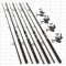 Set 4 Lansete Robinhan POWER 3.0m cu Mulinete IF6000 6 rulmenti