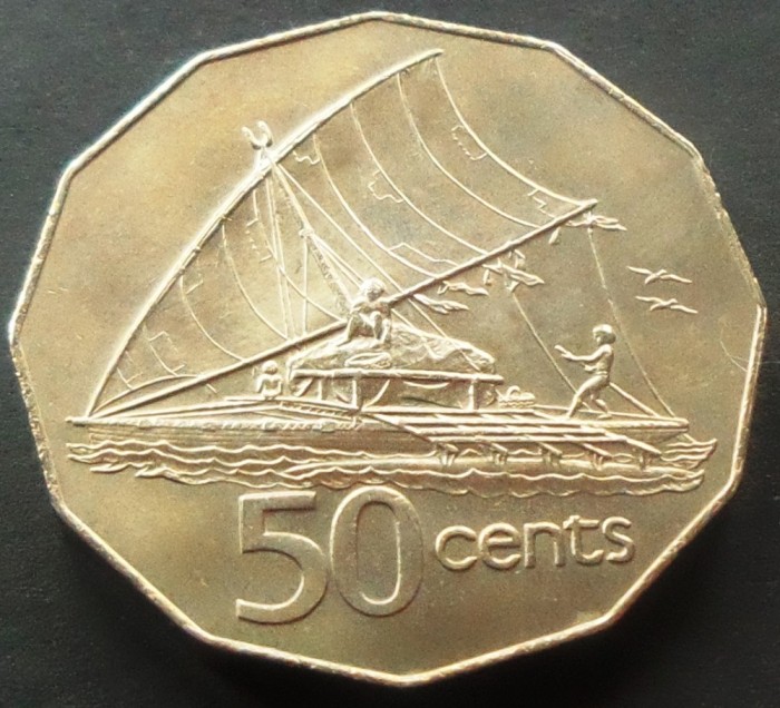Moneda 50 CENTI - INSULELE FIJI, anul 1976 *cod 3992 - A.UNC! foto mare Moneda 50 CENTI - INSULELE FIJI, anul 1976 *cod 3992 - A.UNC! foto mare