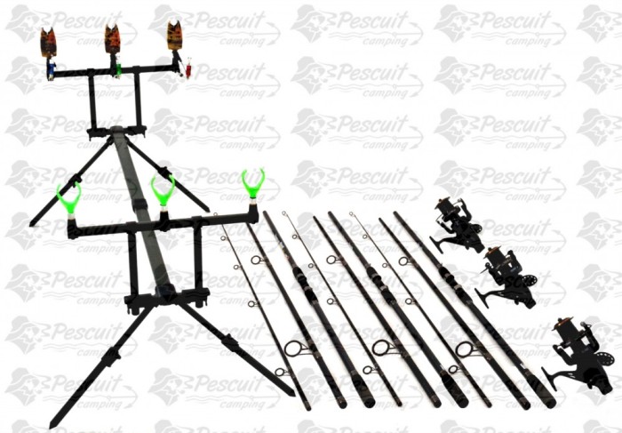 Kit Pescuit Complet Pescuit Crap 3.9m Cu Mulinete7000 Long Cast foto mare Kit Pescuit Complet Pescuit Crap 3.9m Cu Mulinete7000 Long Cast foto mare