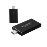 Adaptor SSD mSATA la USB 3.0 - Rack extern cu carcasa gen stick USB, metalic