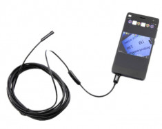 Camera Spion Endoscop Inspectie Auto iUni SpyCam M2, lungime 2 m, rezistenta la apa, vedere la 90 de grade, Android si PC foto