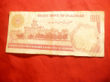 Bancnota 100 Rupii Pakistan , cal. f.buna