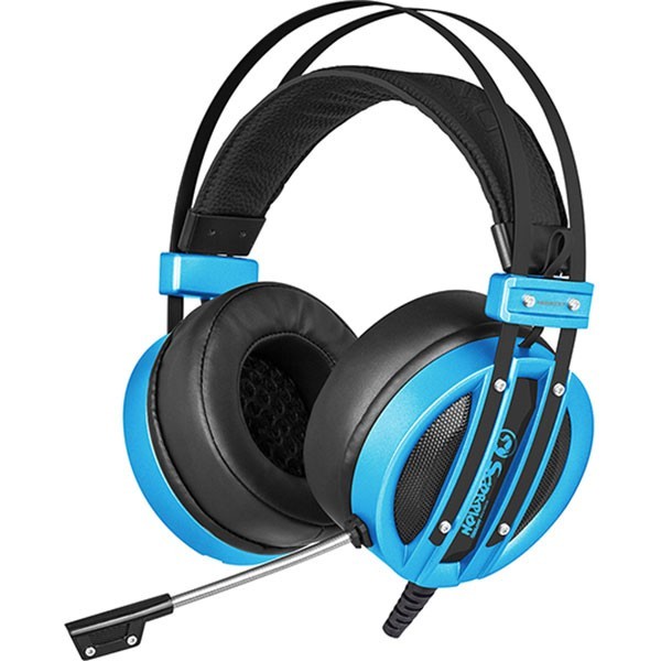 Casti Gaming Marvo Hg9037 Usb Virtual 7.1 Blue foto mare Casti Gaming Marvo Hg9037 Usb Virtual 7.1 Blue foto mare