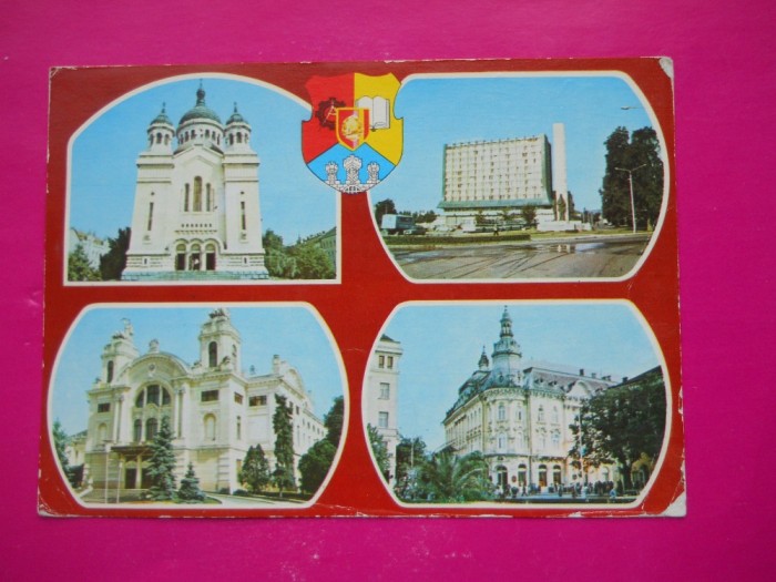 HOPCT 37057 ANUL 1981 CLUJ /HERALDICA - JUD CLUJ -CIRCULATA foto mare HOPCT 37057 ANUL 1981 CLUJ /HERALDICA - JUD CLUJ -CIRCULATA foto mare