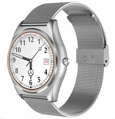 Ceas Smartwatch iUni N3 Plus, BT, 1.3 Inch, IOS si Android, Silver foto