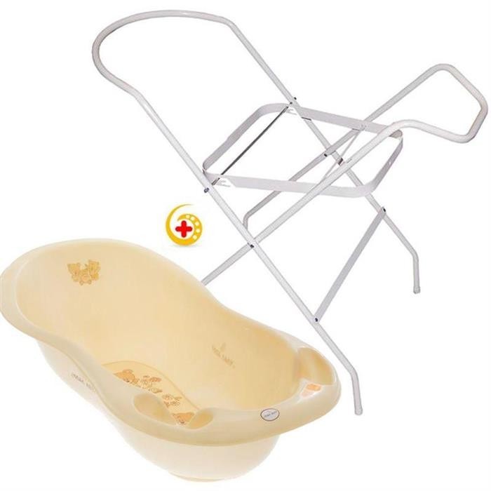 Cadita Piscot 102 Cm cu Suport Cadita Bej foto mare Cadita Piscot 102 Cm cu Suport Cadita Bej foto mare