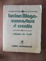 LUCIAN BLAGA- CUNOASTERE SI CREATIE, culegere de studii foto