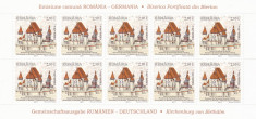 BISERICA BIERTAN,MINICOALA DE 10 TIMBRE,2011,neuzata ,MNH ROMANIA . foto