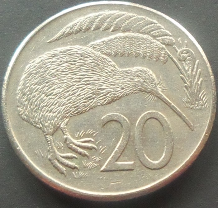 Moneda 20 CENTI - NOUA ZEELANDA, anul 1980 *cod 3358 - FRUMOASA! foto mare Moneda 20 CENTI - NOUA ZEELANDA, anul 1980 *cod 3358 - FRUMOASA! foto mare