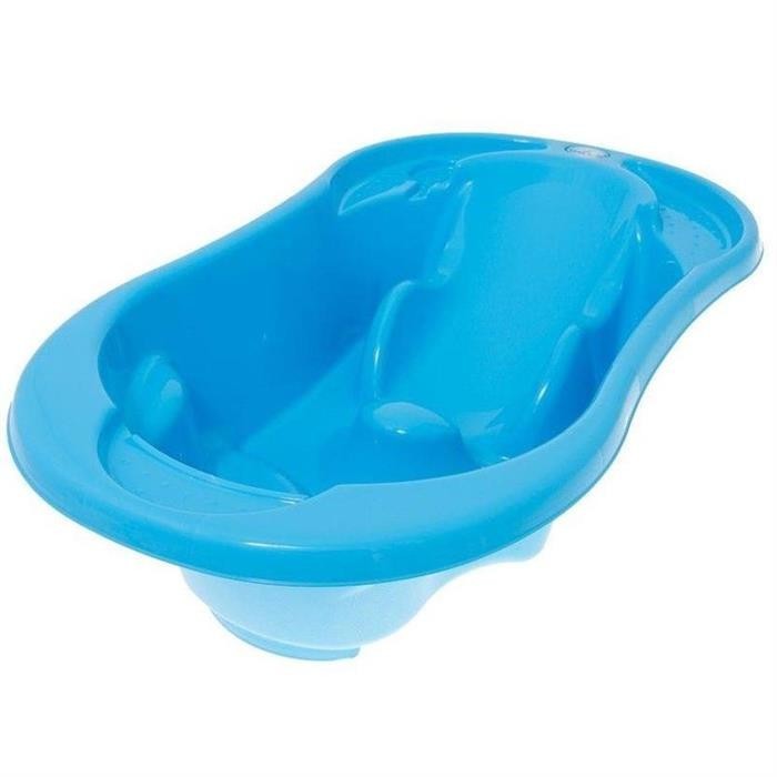 Cadita Anatomica Cu Termometru Komfort - Tega Baby - Albastru foto mare Cadita Anatomica Cu Termometru Komfort - Tega Baby - Albastru foto mare