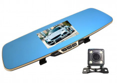 Camera Auto iUni Dash B600 Oglinda, Dual Cam, Full HD, LCD 4,3 inch, Foto, Playback foto