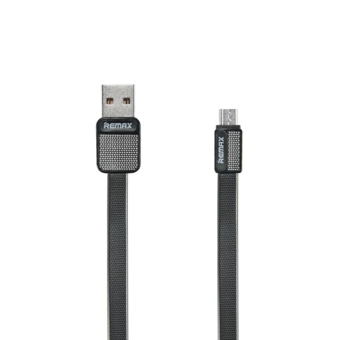 Cablu Remax Platinum MicroUSB RC-044 Negru foto mare Cablu Remax Platinum MicroUSB RC-044 Negru foto mare