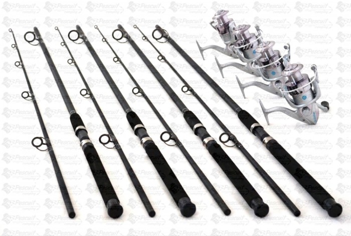 Set 4 Lansete Carbon Compozit 3.0m Cu 4 Mulinete EF 5000 6 Rulmenti foto mare Set 4 Lansete Carbon Compozit 3.0m Cu 4 Mulinete EF 5000 6 Rulmenti foto mare