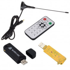 Tuner TV USB DVB-T RTL2838U UHIDIR (compatibil cu RTL-SDR - Software Defined Radio) foto