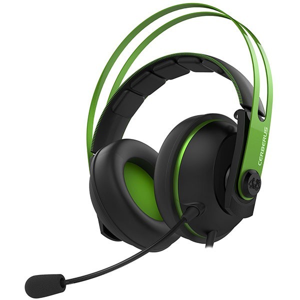Casti Gaming Asus Cerberus V2 Negru Verde Casti Gaming Asus Cerberus V2 Negru Verde
