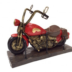 Motocicleta retro-Suport pentru sticla Ideal Gift foto