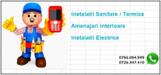 Amenajari / instalatii la un telefon distanta foto