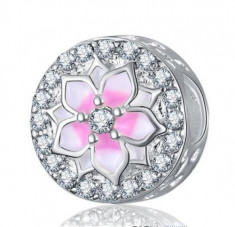 Charm FLOARE MAGNOLIE talisman pentru Bratara PANDORA foto