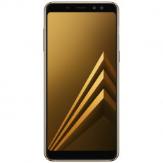 Smartphone Samsung Galaxy A8 (2018) DS Gold 4G/5.6&amp;#039;&amp;#039;/OC/4GB/32GB/16MP+8MP/16MP/3000mAh foto