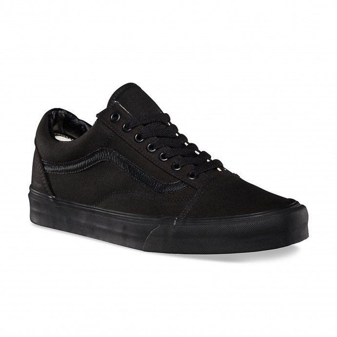 Shoes Vans Old Skool Black/Black canvas Shoes Vans Old Skool Black/Black canvas