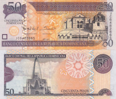 Republica Dominicana 50 Pesos 2013 UNC foto