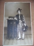 Fotografie veche de epoca 1928,foto port traditional Romanesc,Transport GRATUIT