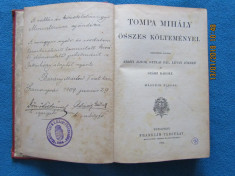 Poezii/Tompa Mihaly,Janos Arany,Pal Gyulai,Jozsef Levay,Karoly Szasz.Ex Libris. foto