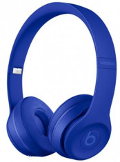 Casti Wireless Beats Solo 3 by Dr. Dre (Albastru) foto