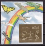 Guyana 1993 fauna MI bl.248 aurit MNH w50, Nestampilat