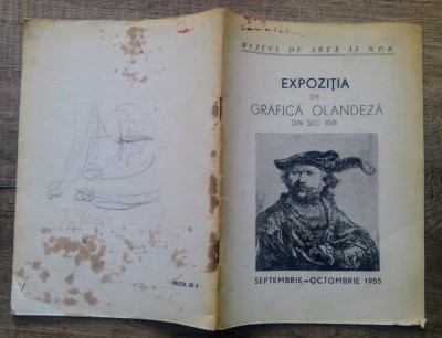 Expozitia de grafica olandeza din sec. XVII// 1955 foto