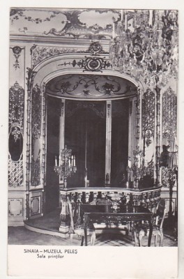 bnk cp Sinaia - Muzeul Peles - Sala printilor - necirculata foto