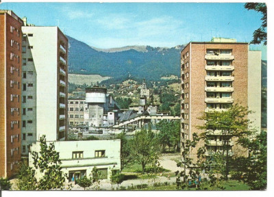 (A)carte postala(marca fixa)-HUNEDOARA-Lupeni-Constructii noi foto