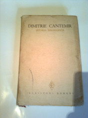 DIMITRIE CANTEMIR ~ ISTORIA IEROGLIFICA ( vol. 1 ) foto