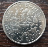 (M291) MONEDA AUSTRIA - 3 EURO 2017, SERIA PASARI - EISVOGEL, Europa