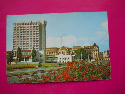 HOPCT 37117 TIMISOARA HOTEL CONTINENTAL IN ANUL 1980-JUD TIMIS -CIRCULATA foto