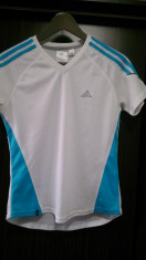 Oferta! Set 2x tricou Adidas, femei, marimea M, albe foto