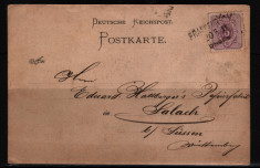1885 germania carte postala foto
