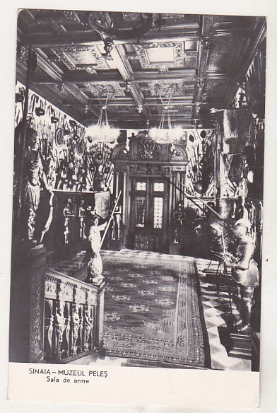 bnk cp Sinaia - Muzeul Peles - Sala de arme - necirculata