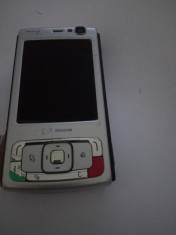 Nokia n95 argintiu original folosit stare 8/10 / functioneaza perfect foto