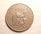 DJIBOUTI 100 FRANCI 1991